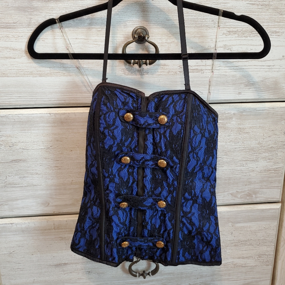 Floral Lace Corset Top